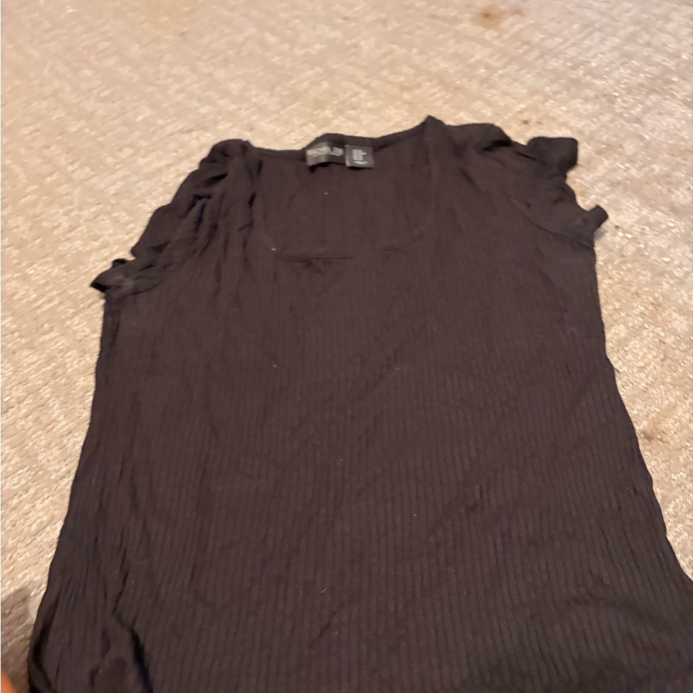 Kohl's Black Short Sleeve Top
